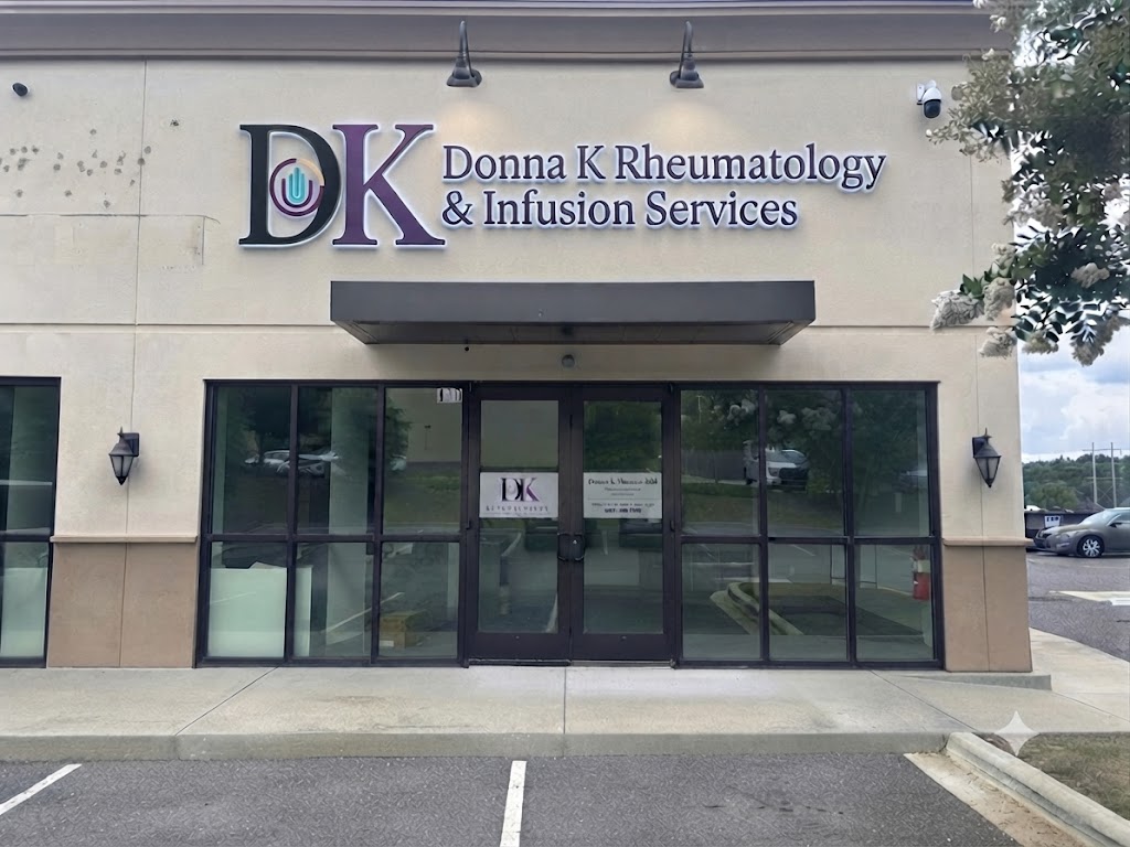 Donna K Rheumatology and Infusion Services storefront sign